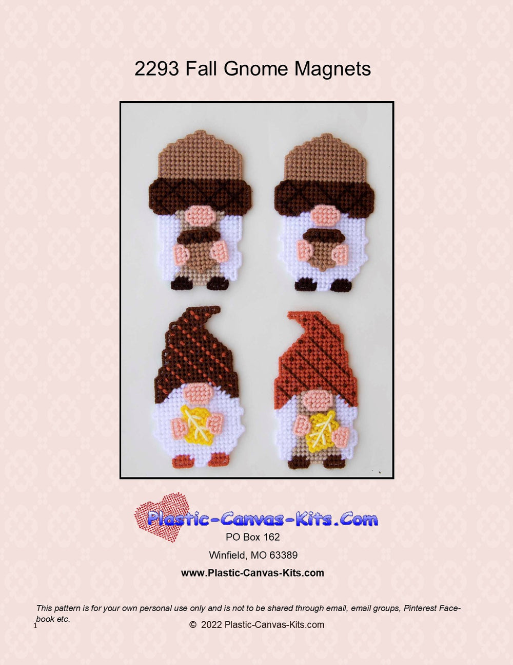 Fall Gnome Magnets