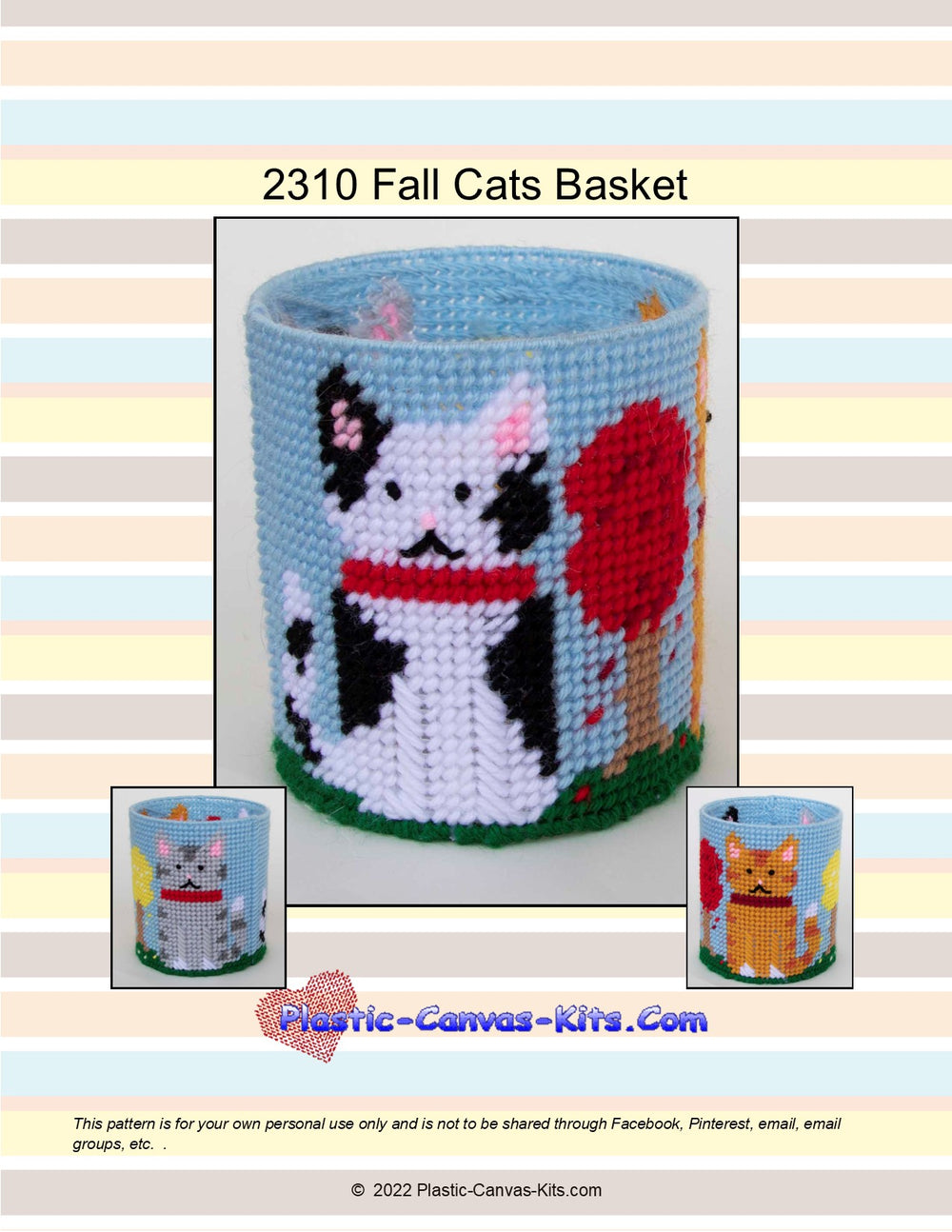 Fall Cats Basket