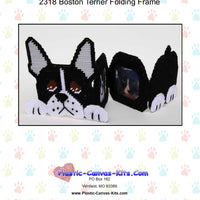 Boston Terrier Folding Picture Frame
