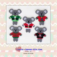 Koala Bears in Sweaters Christmas Ornaments