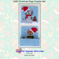 Christmas Dogs Coaster Set