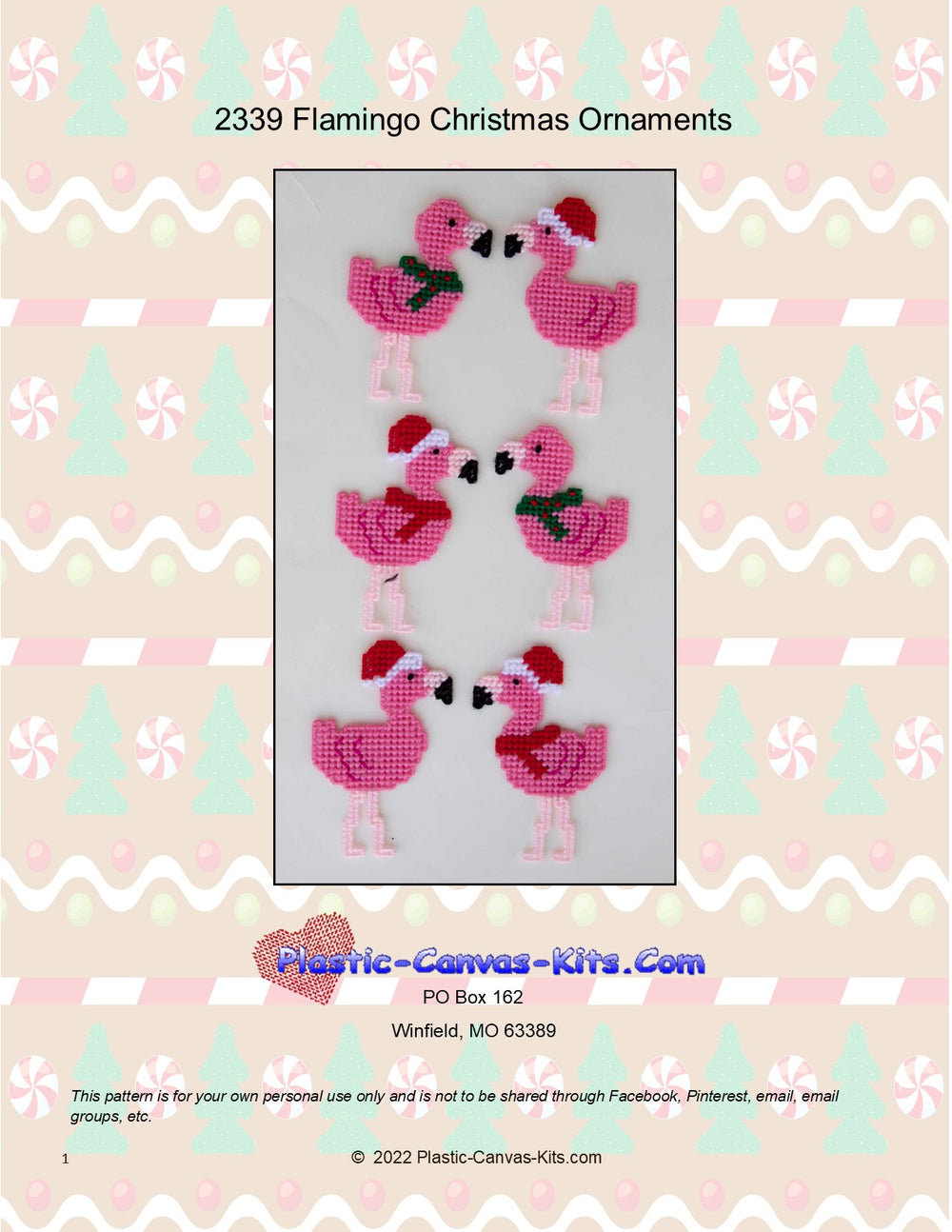 Flamingo Christmas Ornaments