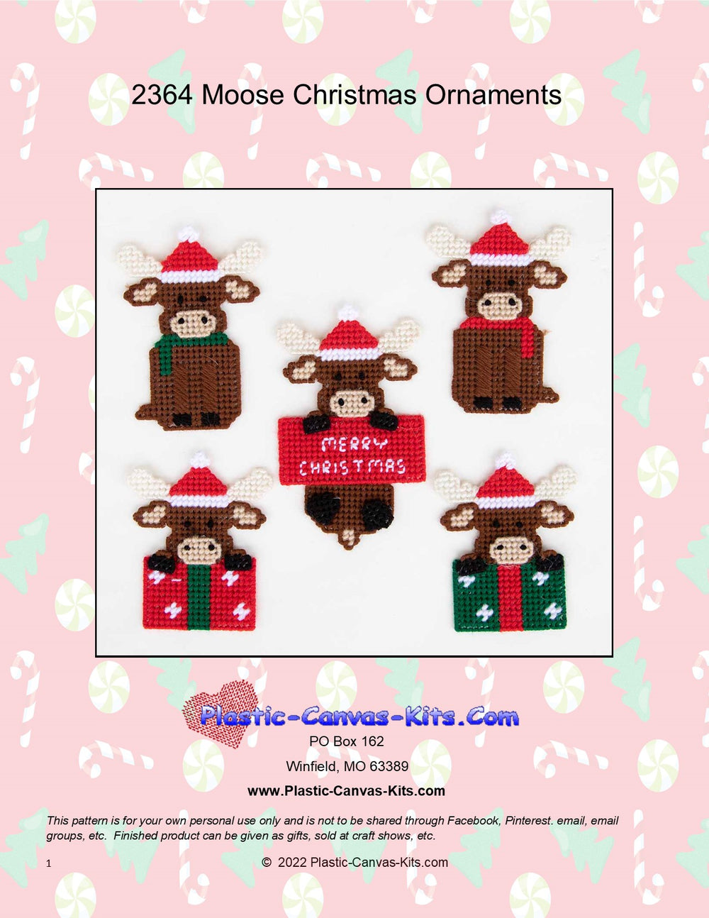 Moose Christmas Ornaments