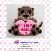 Valentine's Day Otter Treat Holder