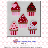 Valentine's Day Cupcake Magnets