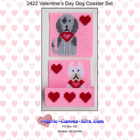 Valentine's Day Dogs Coaster Set