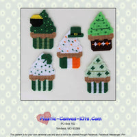 St. Patrick's Day Cupcake Magnets