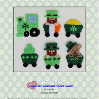 St. Patrick's Day Train Magnets