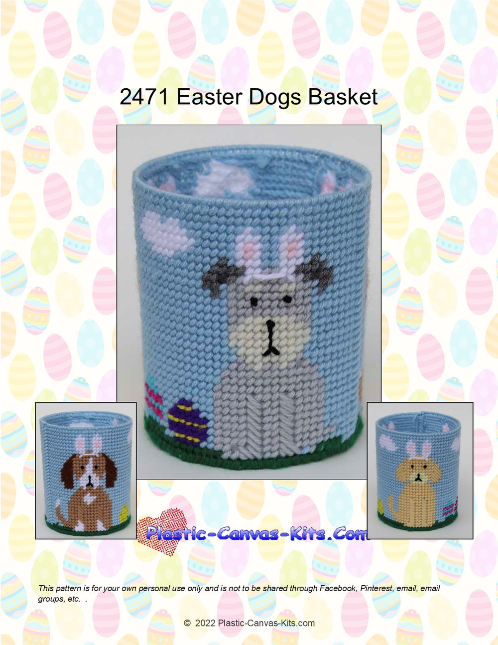 Easter Dogs Basket