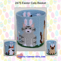 Easter Cats Basket