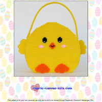 Round Easter Chic Basket