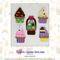 Easter Cupcake Magnets