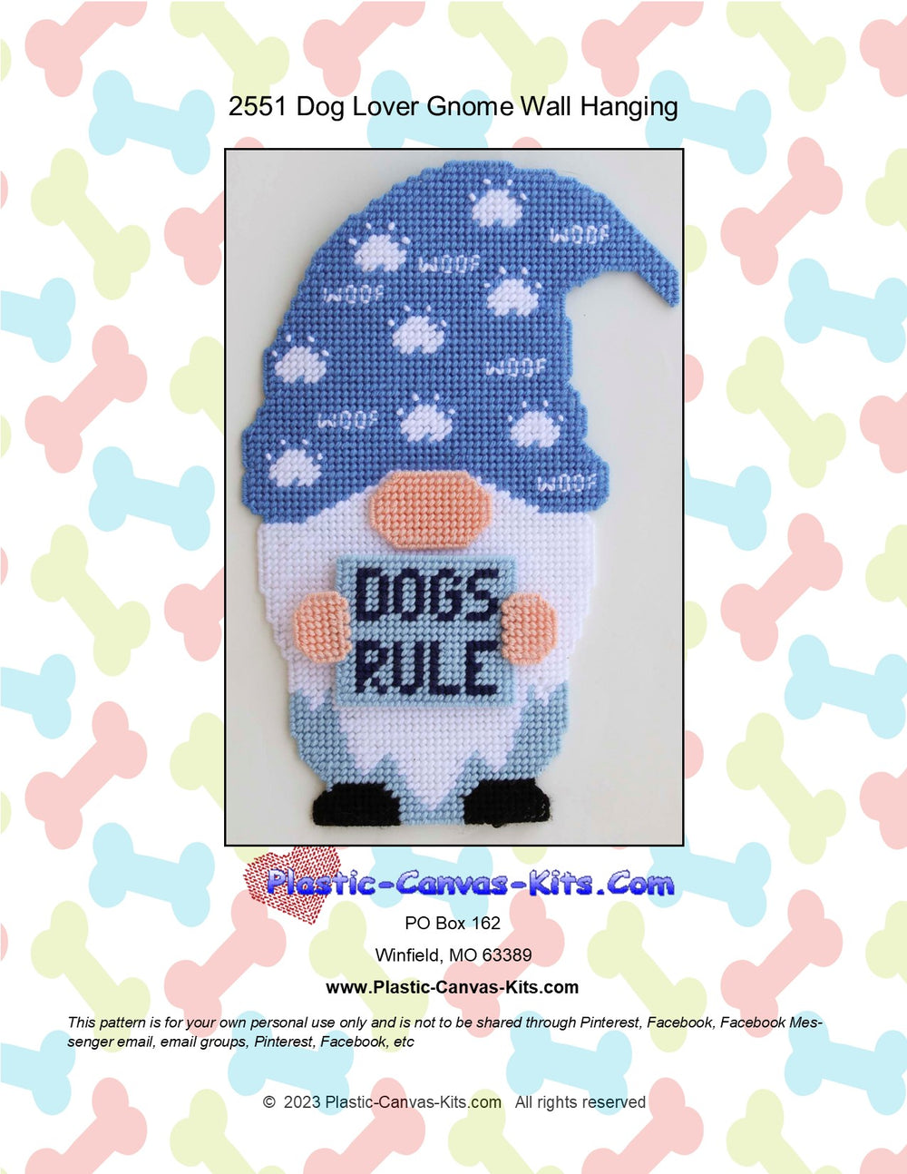 Dog Lover Gnome Wall Hanging