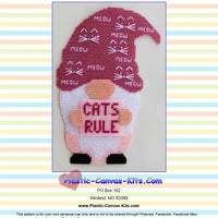 Cat Lover Gnome  Wall Hanging