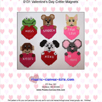 Valentine's Day Animal Magnets