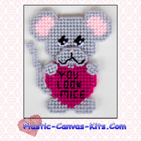 Valentine's Day Mouse Magnet