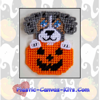 Australian Shepherd Halloween Magnet