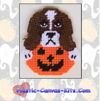 Basset Hound Halloween Magnet
