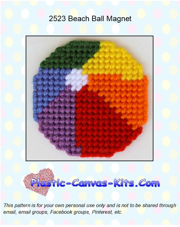 Beach Ball Magnet