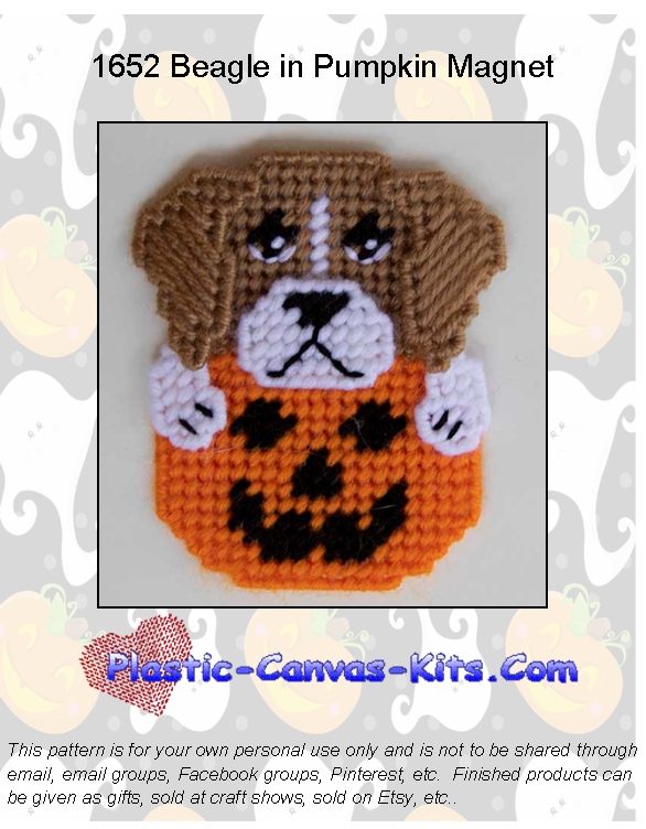 Beagle Halloween Magnet
