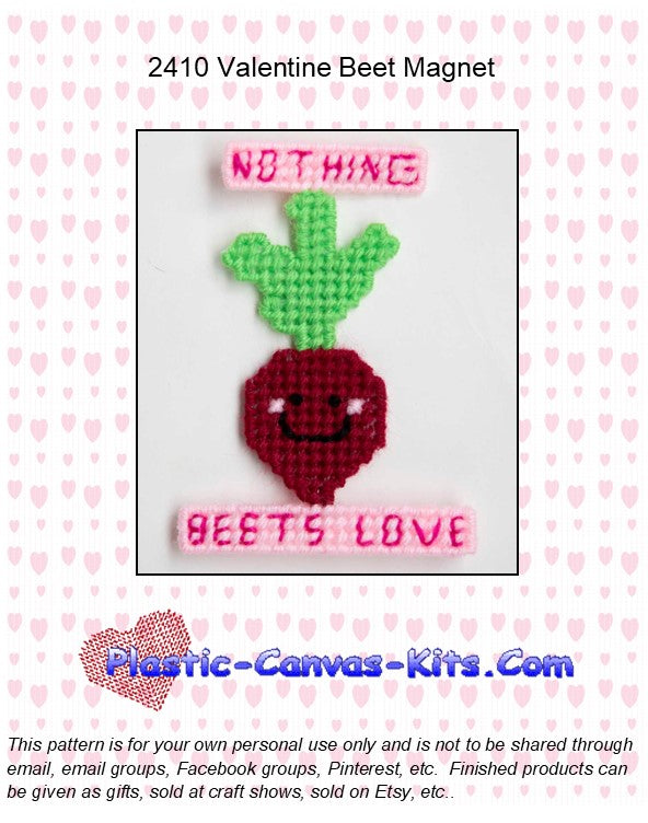 Valentine's Day Beet Magnet