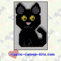 Black Cat Magnet