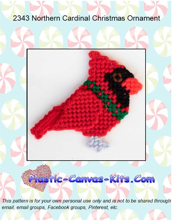 Northern Cardinal Christmas Ornament