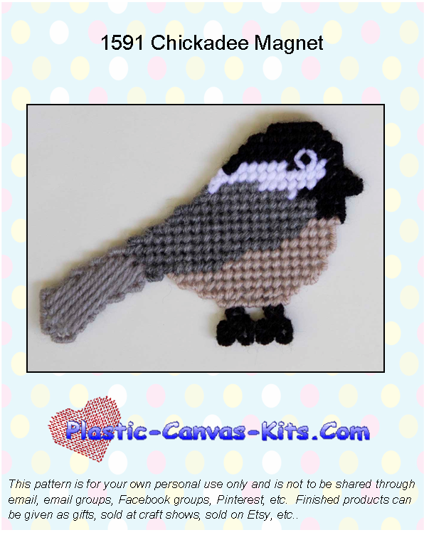 Chickadee Magnet