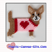 Valentine's Day Chihuahua Magnet