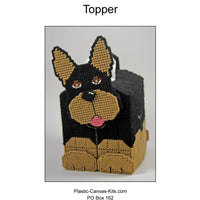 Doberman Pinscher 3-D Tissue Topper