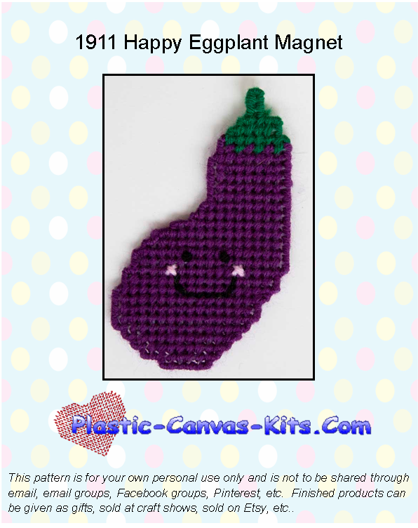 Eggplant Magnet