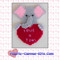 Elephant Valentine's Day Magnet
