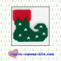 Elf Boot Christmas Ornament