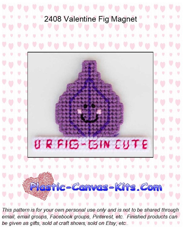 Valentine's Day Fig Magnet