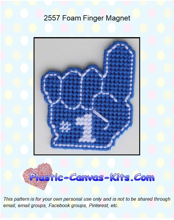 Foam Finger Magnet