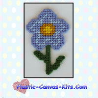 Blue Flower Magnet