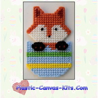 Fox in Easter Egg Magnet