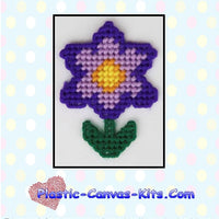 Purple Flower Magnet