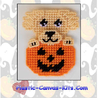 Golden Retriever Halloween Magnet