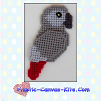 African Grey Parrot Magnet