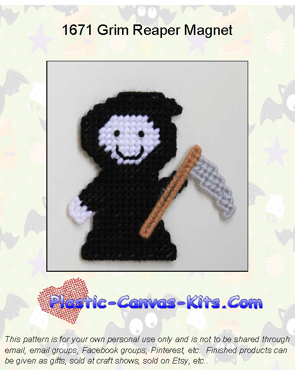 Grim Reaper Magnet