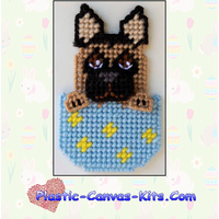 German Shepherd Easter Magnet