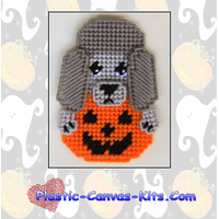 Poodle Halloween Magnet