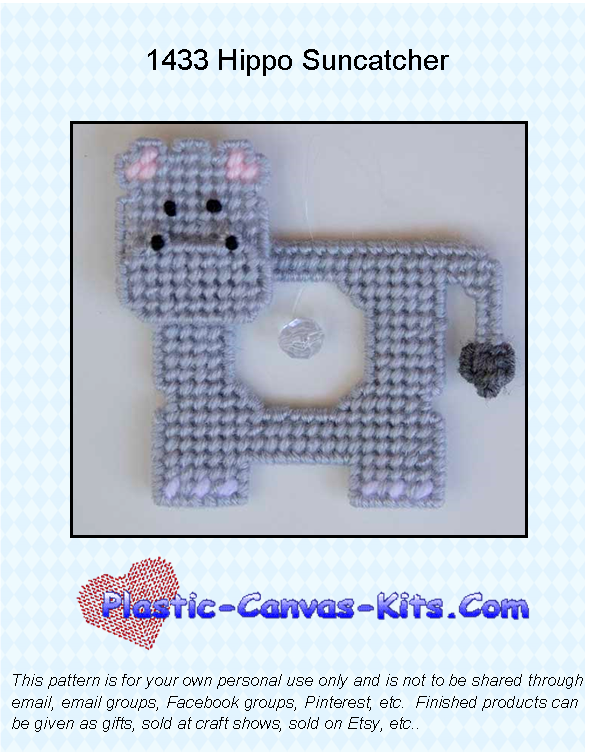 Hippo Suncatcher