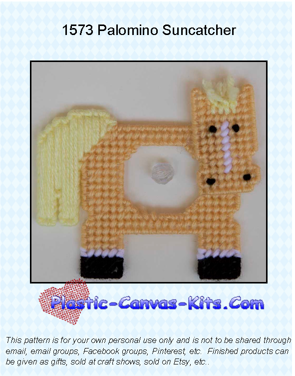 Palomino Horse Suncatcher