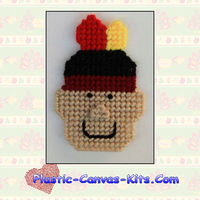 Thanksgiving Indian Boy Magnet