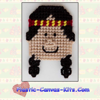 Thanksgiving Indian Girl Magnet