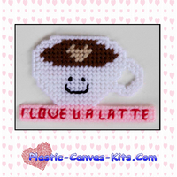 Love You a Latte Valentine's Day Magnet