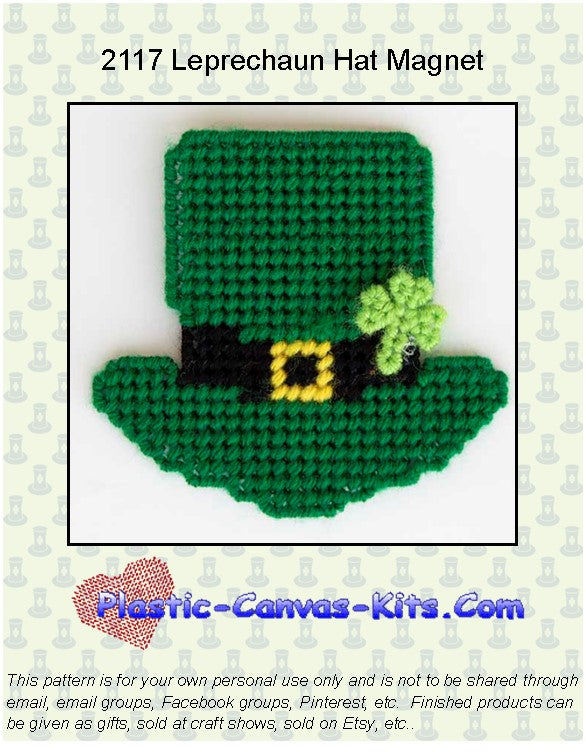 St. Patrick's Day Leprechaun Hat Magnet