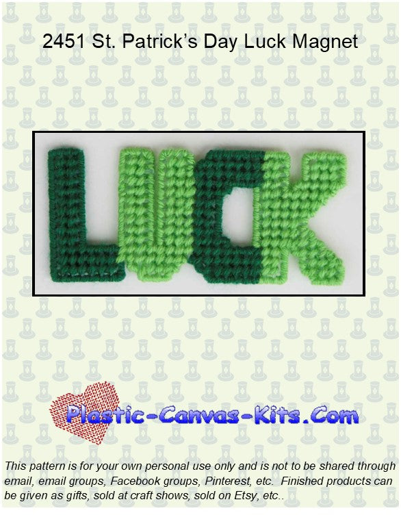 St. Patrick's Day Luck Magnet